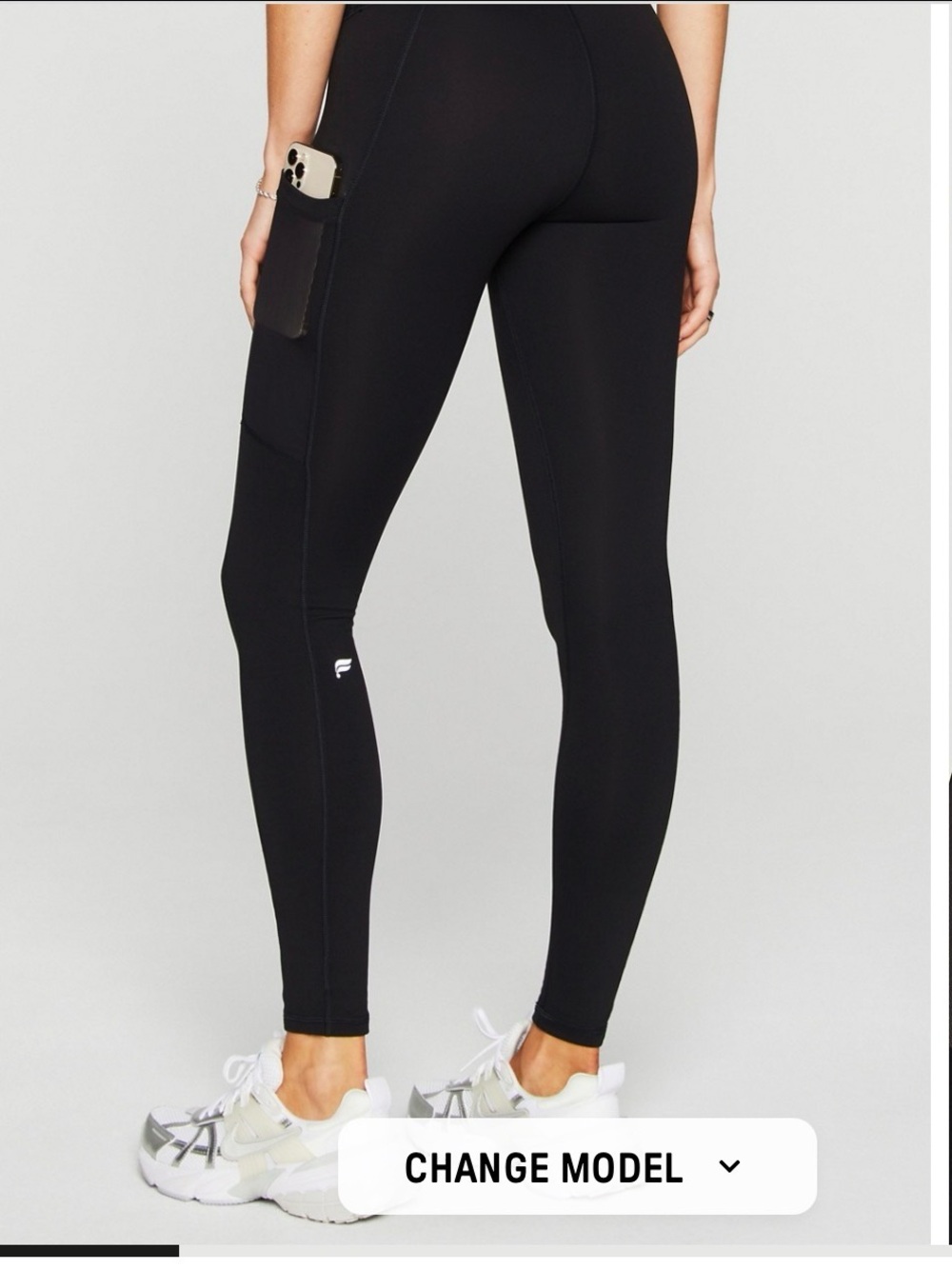 Fabletics PowerHold “On-the-Go” high rise leggings—purple—XXS